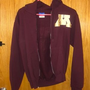 Gopher zipper hoodie